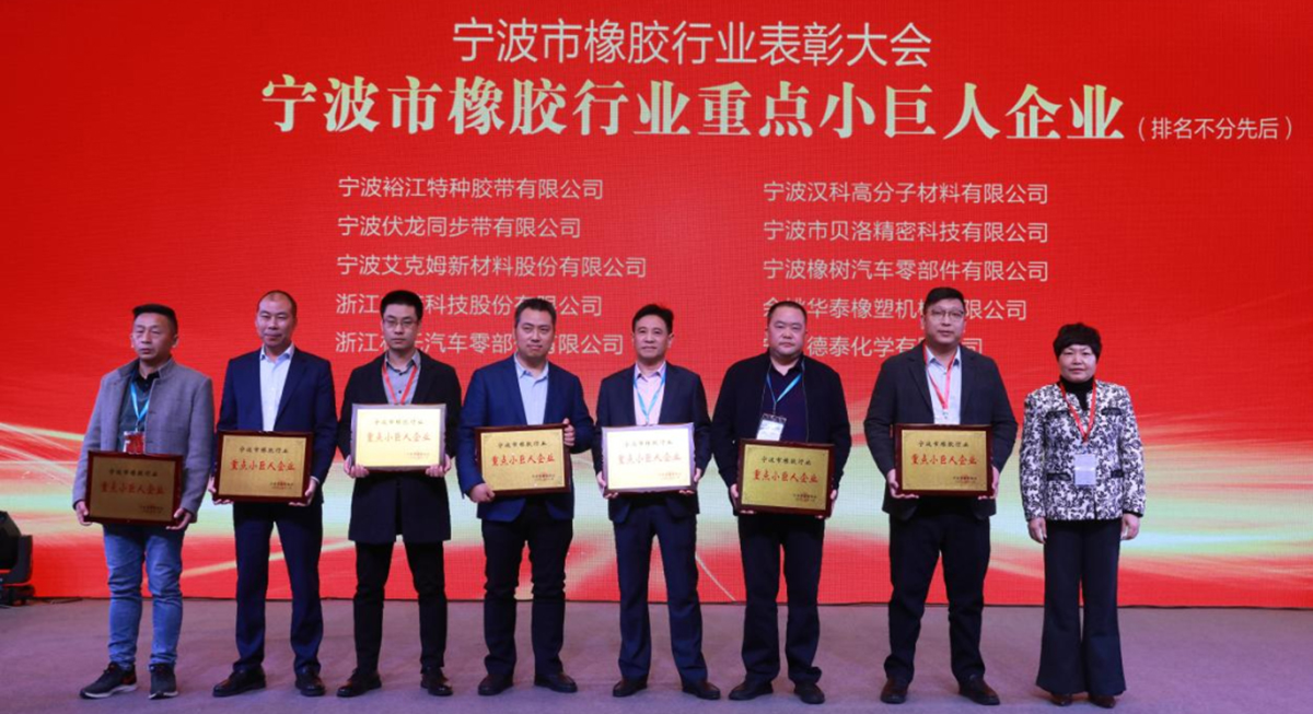 喜報(bào) - 貝洛榮獲&ldquo;寧波市橡膠行業(yè)優(yōu)秀企業(yè)家&rdquo;、&ldquo;寧波市橡膠行業(yè)誠信企業(yè)&rdquo;、&ldquo;寧波市橡膠行業(yè)重點(diǎn)小巨人企業(yè)&rdquo;獎(jiǎng)項(xiàng)！